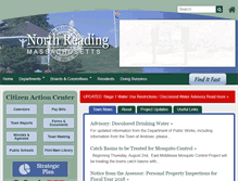 Tablet Screenshot of northreadingma.gov